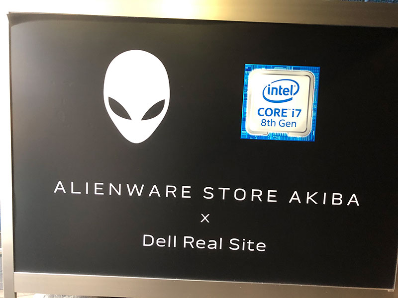秋葉原 Dell Real Siteで最新OLED55インチゲーミングモニタに触れる